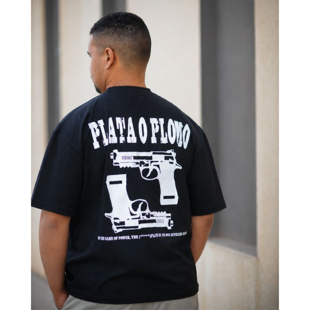 Tshirt plata o plomo